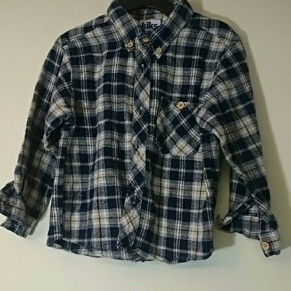 Boys blue Flannel